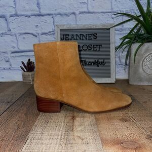 NINE WEST Cabra WOMEN'S BLOCK HEEL ANKLE BOOTIES SIZE 6.5